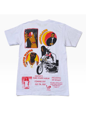 Y2k Vtg Vintage Aaliyah Aaliyah Album Graphic Short Sleeve Tee Shirt Size M